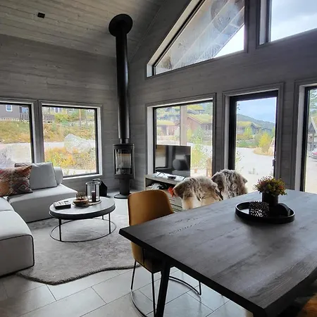 Stylishly Furnished Chalet With A Large Terrace In Vradal Exterior photo