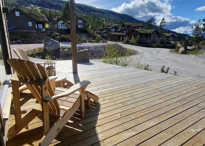 Stylishly Furnished Chalet With A Large Terrace In Vradal