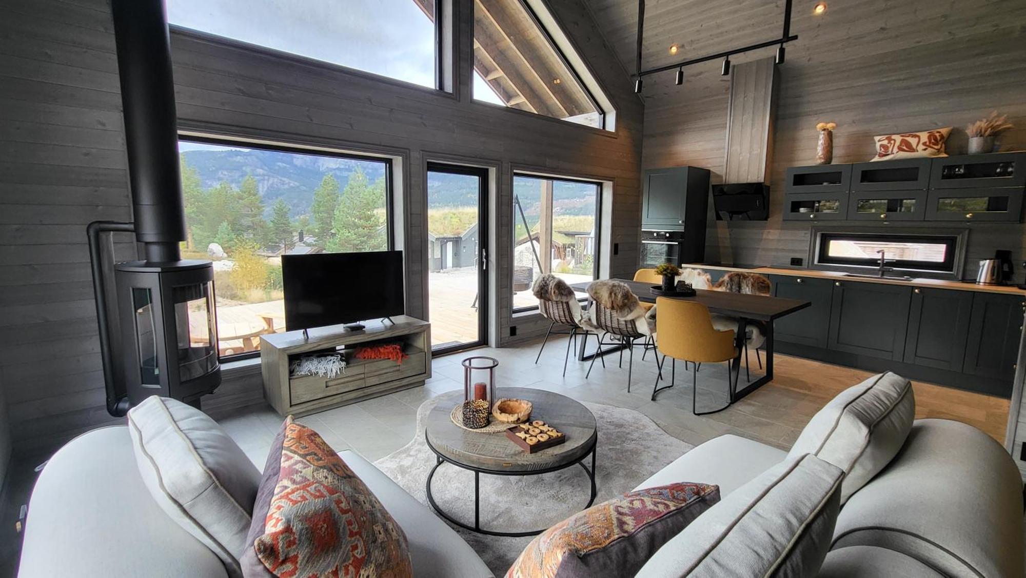 Stylishly Furnished With A Large Terrace In Vrådal